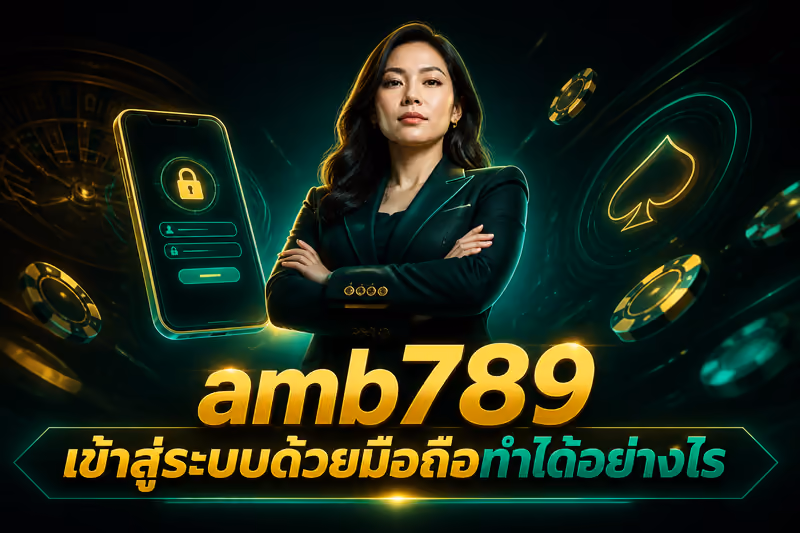 amb789 เข้าสู่ระบบด้วยมือถือทำได้อย่างไร